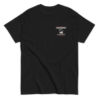 Black Fight of the Ages Catholic shirt, angel boxing death front graphic