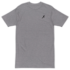 Gray Thy Kingdom Come Catholic Shirt, front chest print