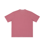 St. Florian | Pray for Us Embroidered Heavyweight Vintage Wash Drop-Shoulder Shirt in Ancora Red - Back