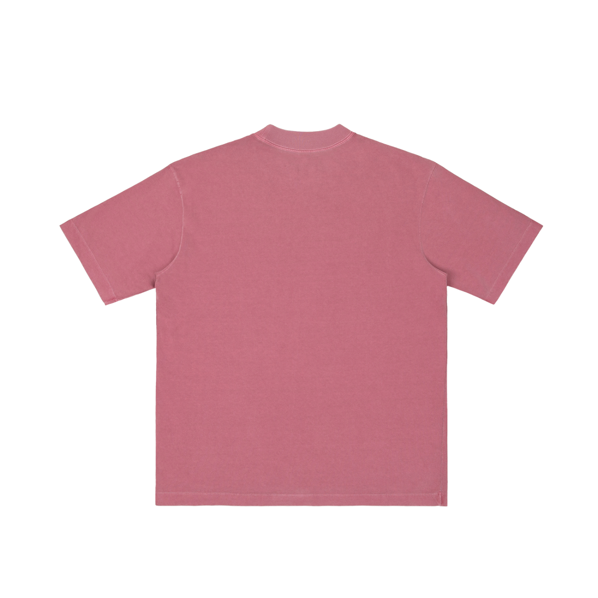 St. Florian | Pray for Us Embroidered Heavyweight Vintage Wash Drop-Shoulder Shirt in Ancora Red - Back