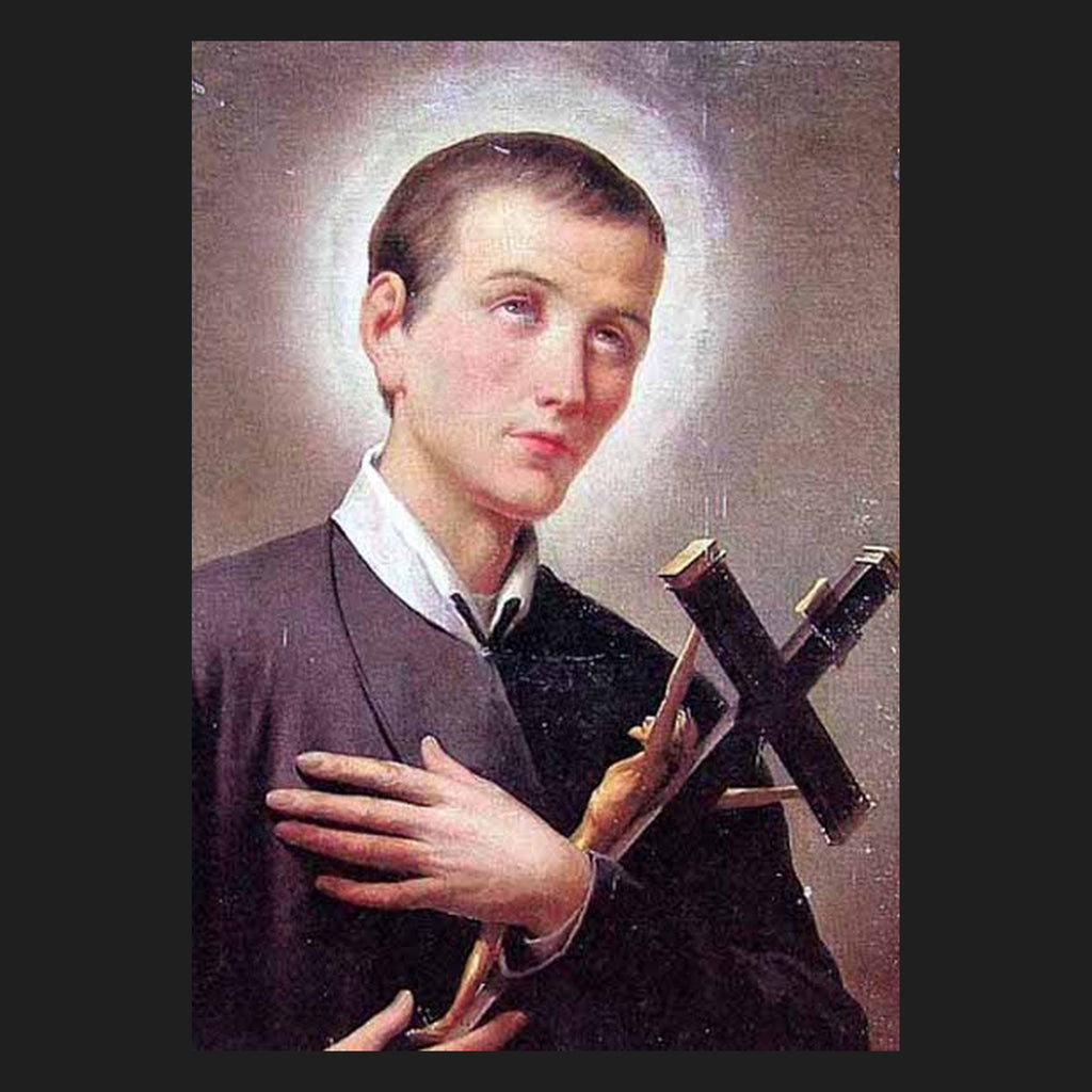 Classical sacred art portrait of St. Gerard Majella, patron of expectant mothers